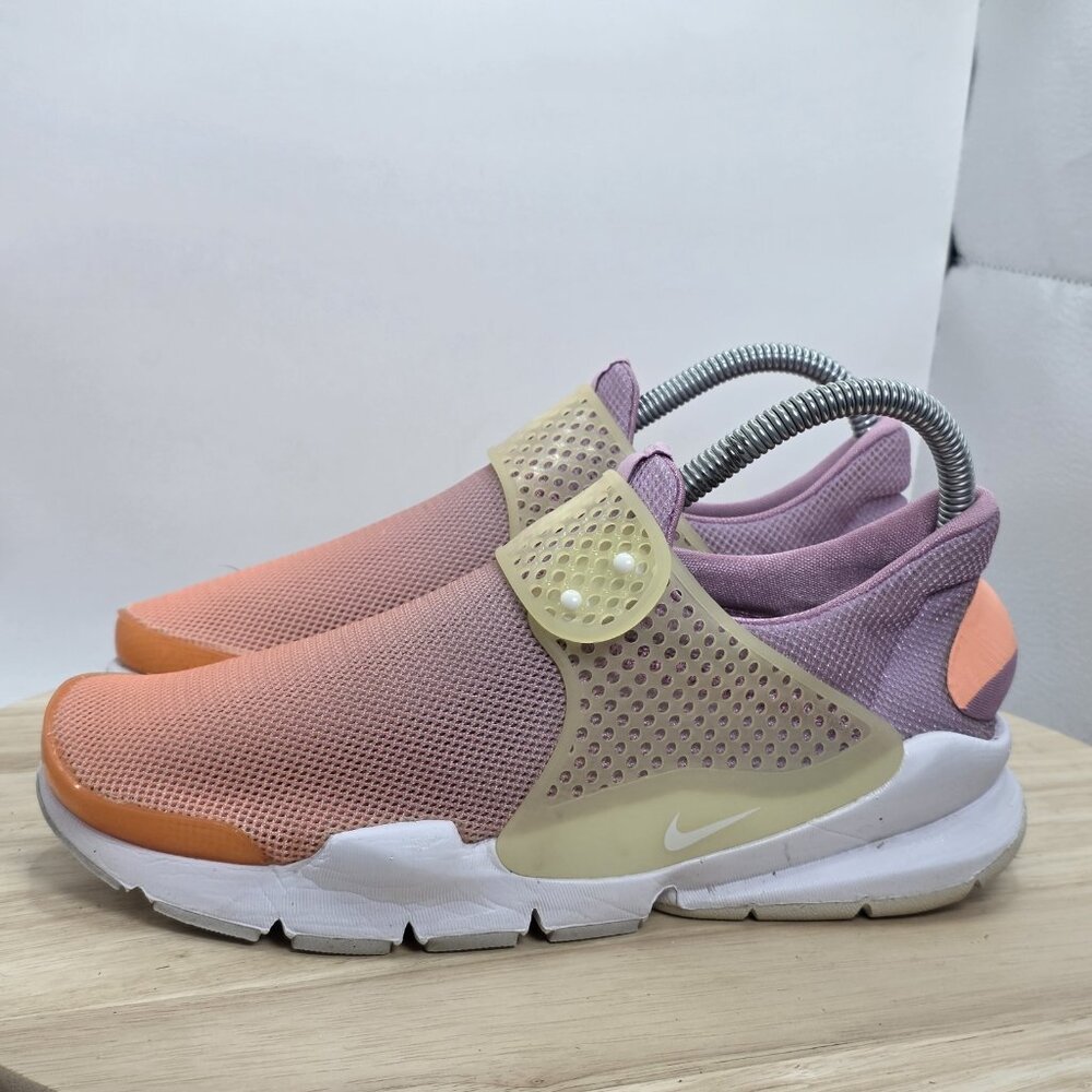 Women Size 7 - Nike Sock Dart BR‎ Sunset Glow/White-Orchid Shoes 896446-800